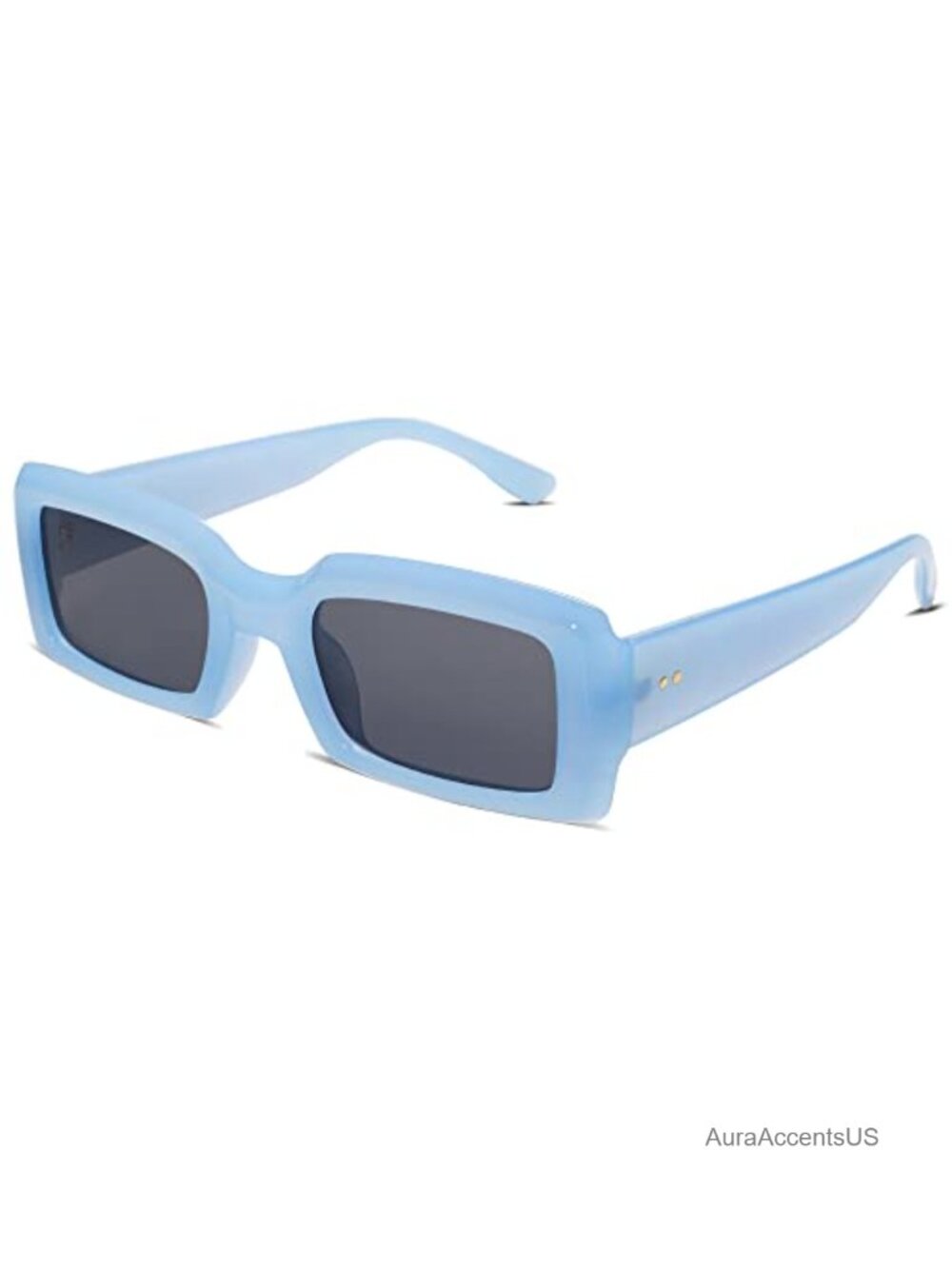 Rectangular Sunglasses for Women Men UV400 Protection Oversized Frame